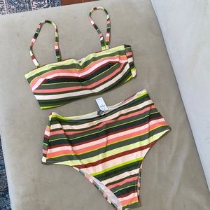 Aerie swim 2 piece bandeau.